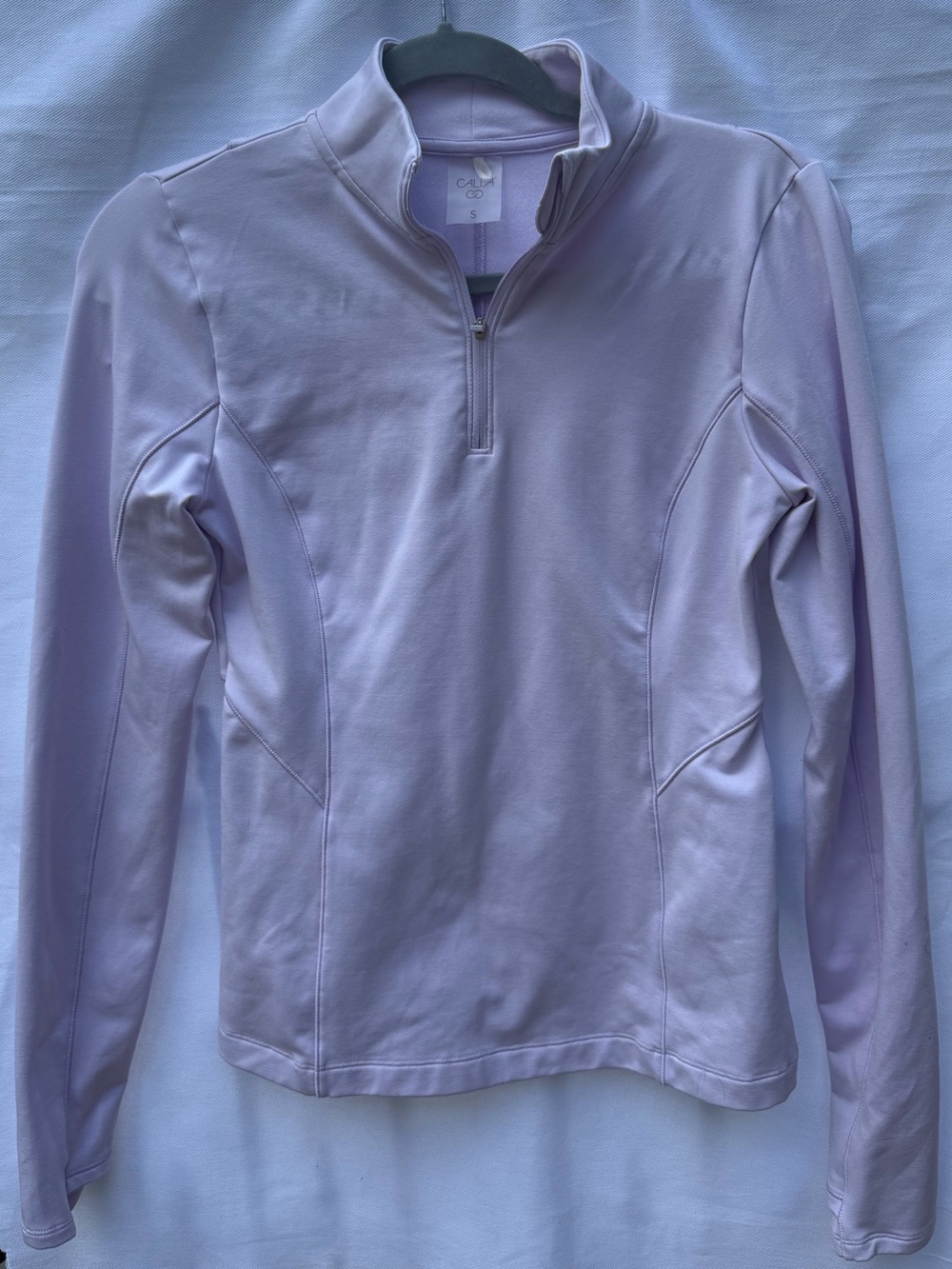 Calia by Carrie Underwood Lavender Half-Zip Pullover